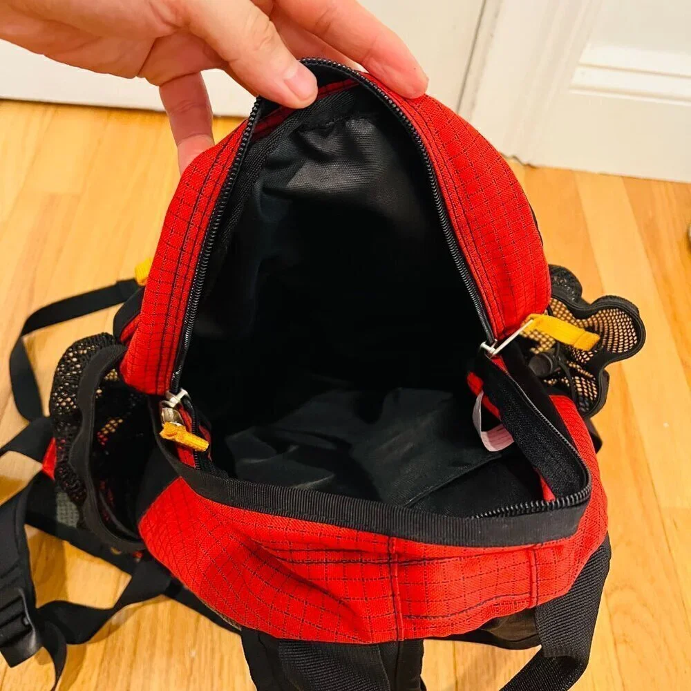 Vitnage LL Bean White Mountain Hiking Backpack Red & Black